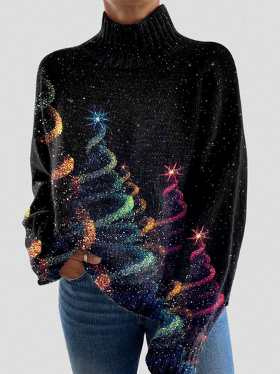 Noelle | Starlit Trees Sweater