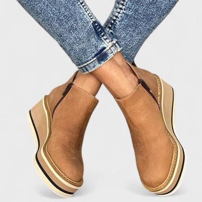 Carmen | Suede Platform Boots