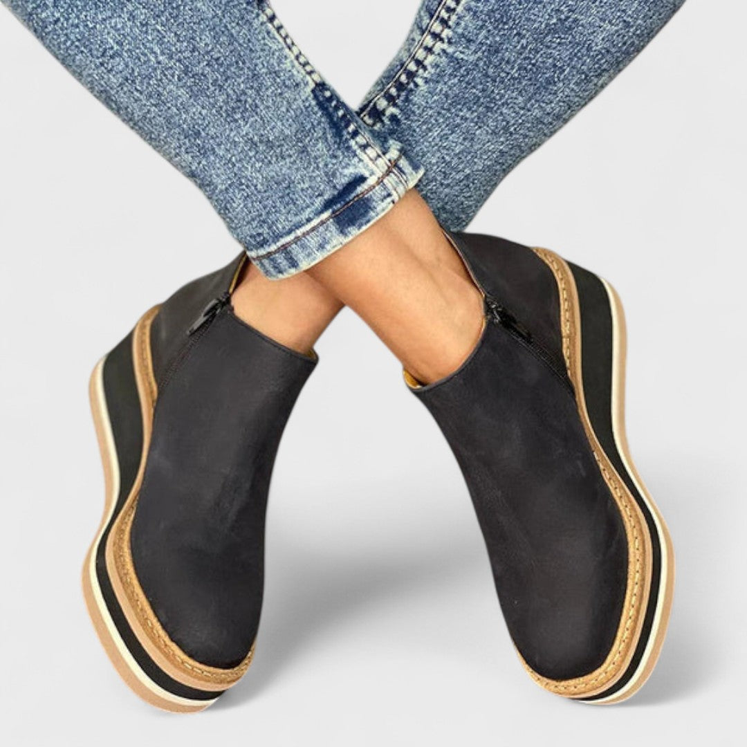 Carmen | Suede Platform Boots
