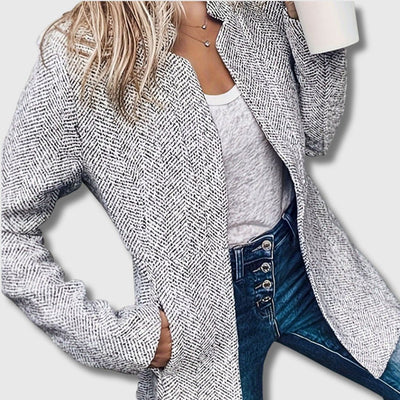 Catherine | Herringbone Blazer