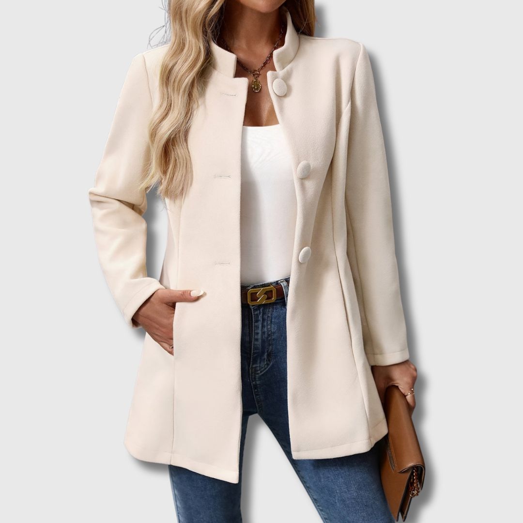 Harper | Classic Button Coat