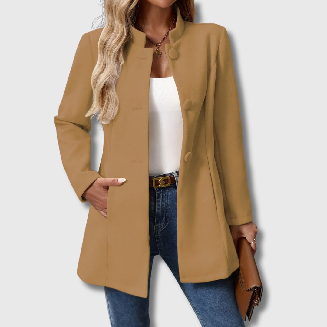 Harper | Classic Button Coat