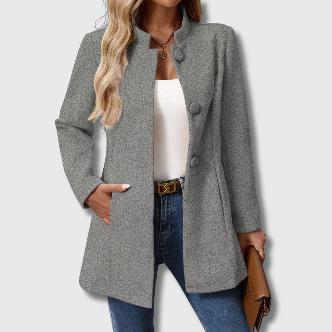 Harper | Classic Button Coat
