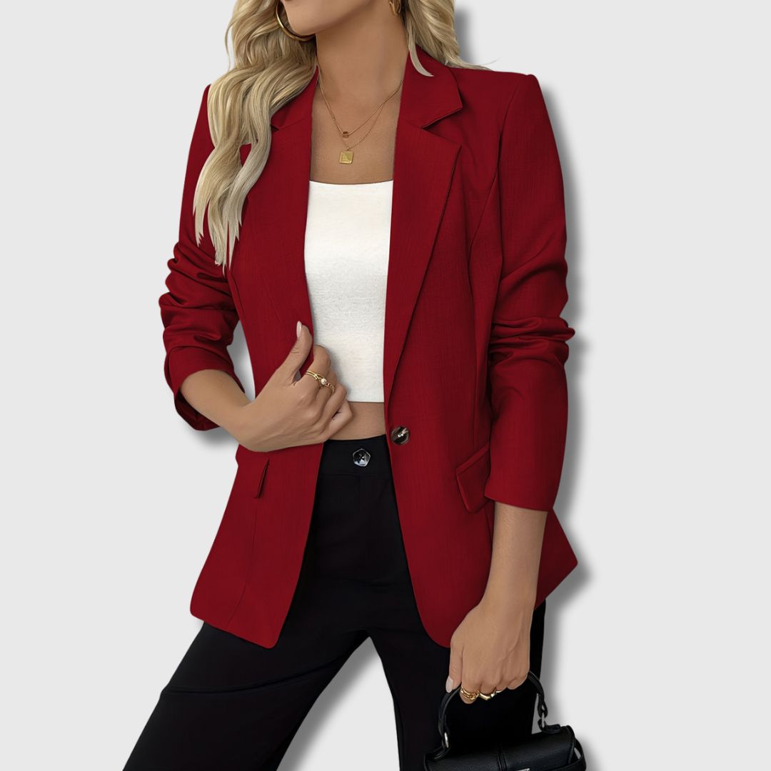 Clara | Neutral Tailored Blazer