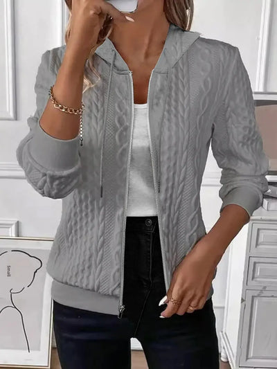 Sofia | Zip Knit Jacket & Hoodie