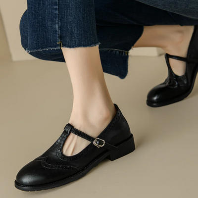 Ines | Heritage Buckle Flats