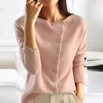 Lulu | Elegant Button Sweater