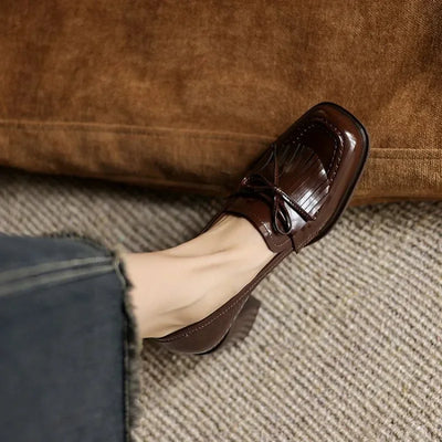 Beatrice | Polished Tassel Heels