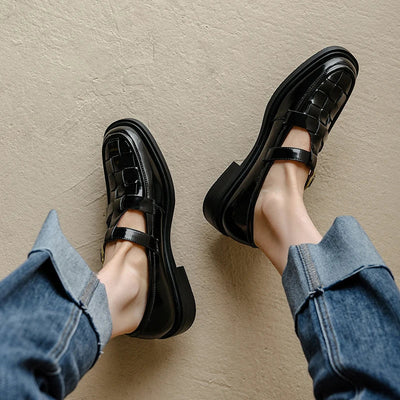 Vivienne | Woven Charm Loafers