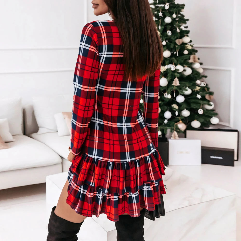 Liora | Holiday Plaid Dress