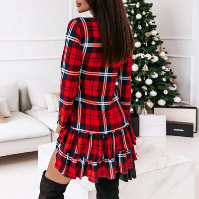 Liora | Holiday Plaid Dress