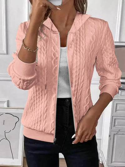 Sofia | Zip Knit Jacket & Hoodie