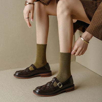 Vivienne | Woven Charm Loafers