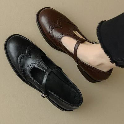 Odette | Vintage Wingtip Flats
