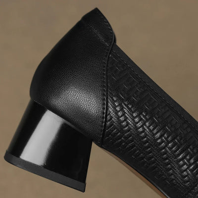 Odette | Classic Buckle Heels