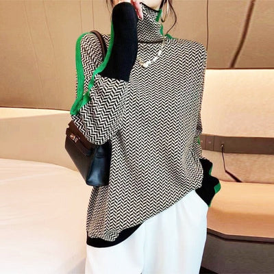 Larissa | Contrast Stripe Sweater
