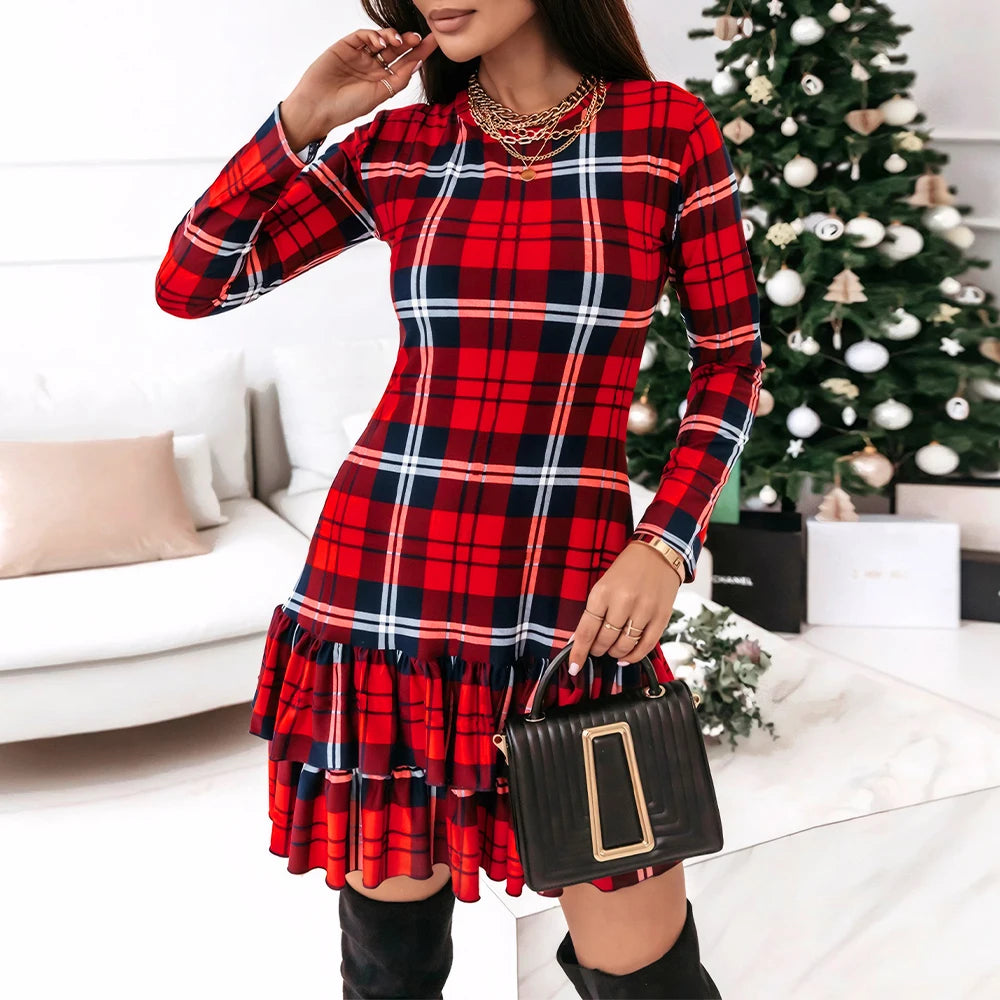 Liora | Holiday Plaid Dress