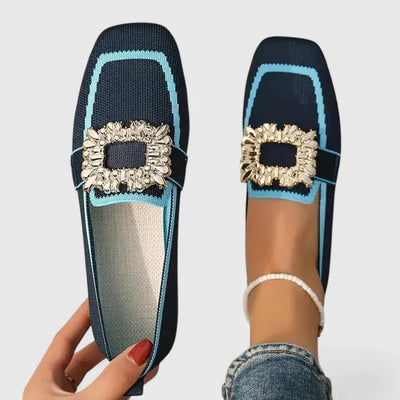 Nikita | Elegant Loafers with Jewel Buckle