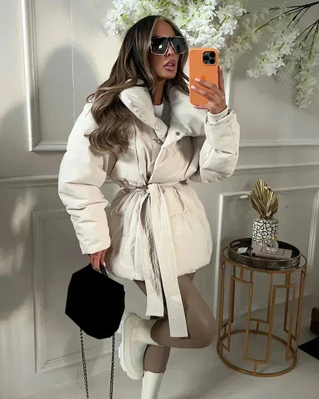 Agnes | Belted Winter Puffer