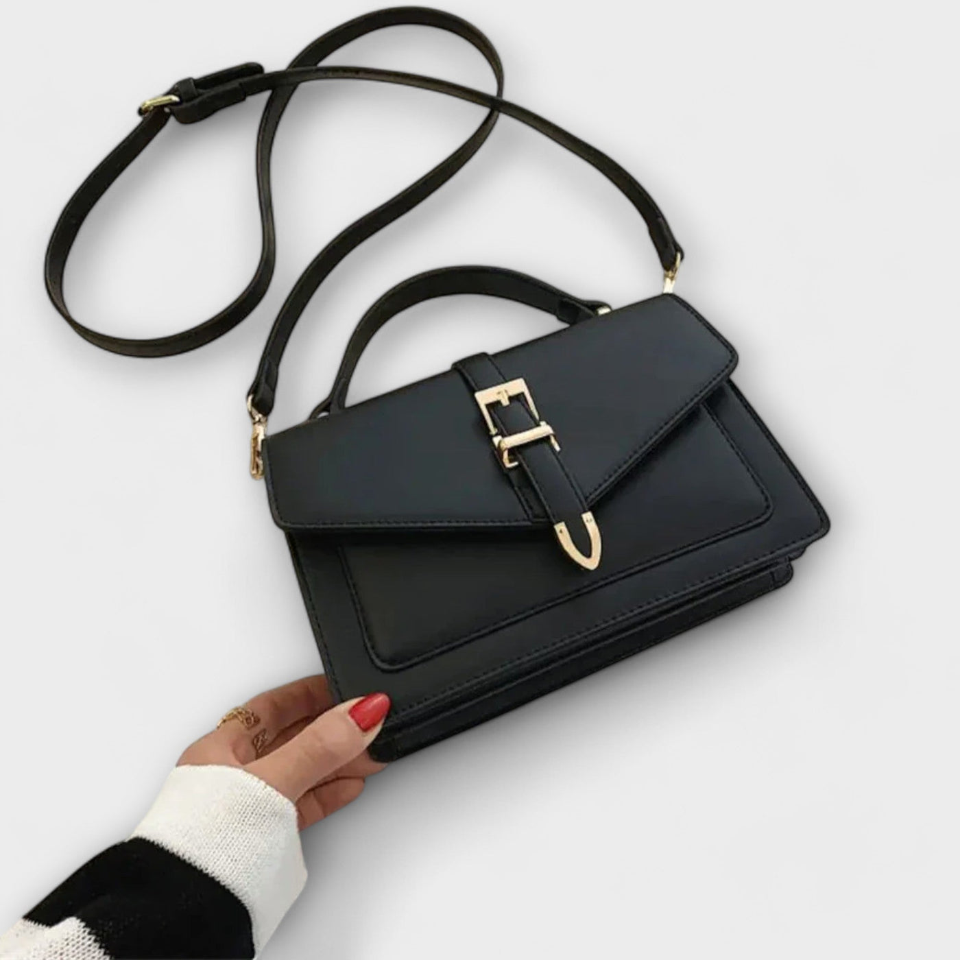 Isabelle | Classic Buckle Satchel