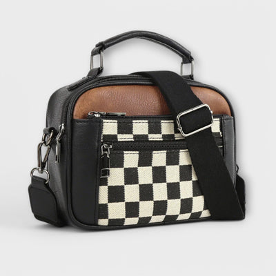 Noelle | Checkered Street Crossbody