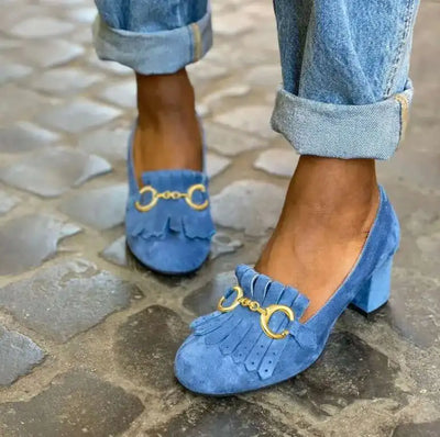 Fiona | Retro Charm Heels