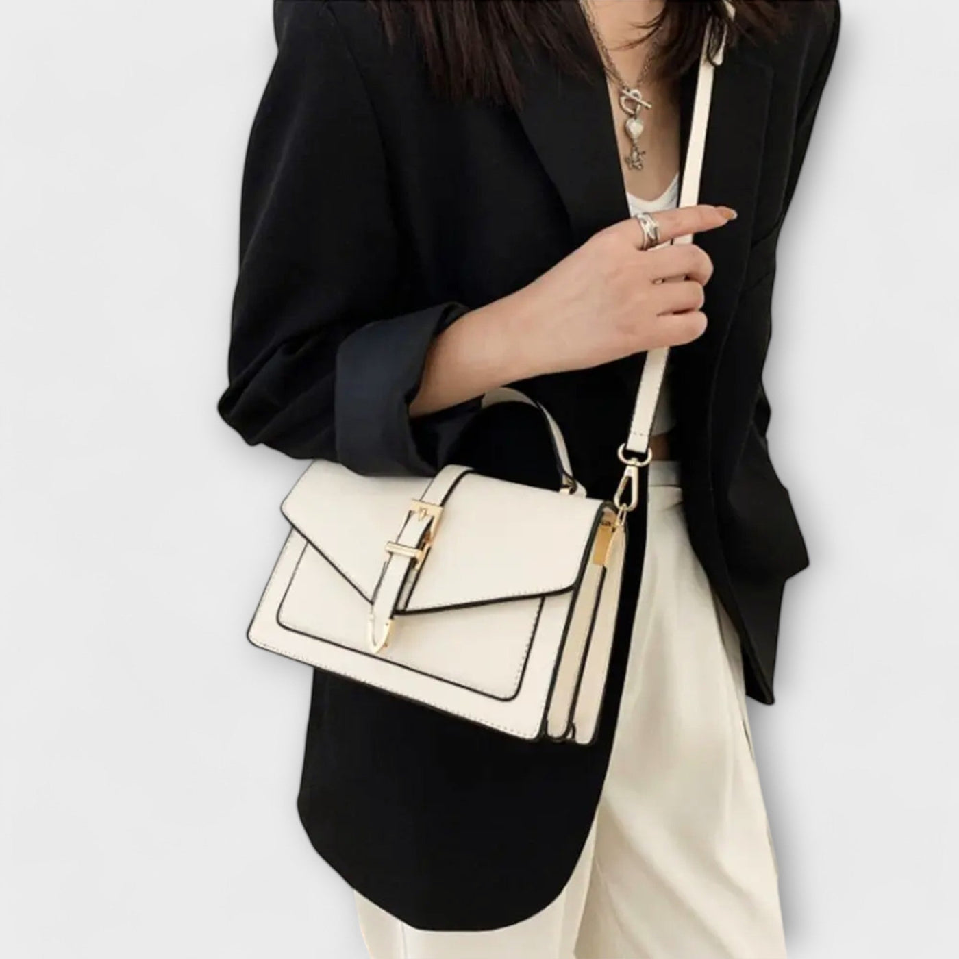 Isabelle | Classic Buckle Satchel