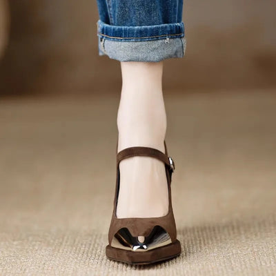 Felicity | Metallic Charm Heels