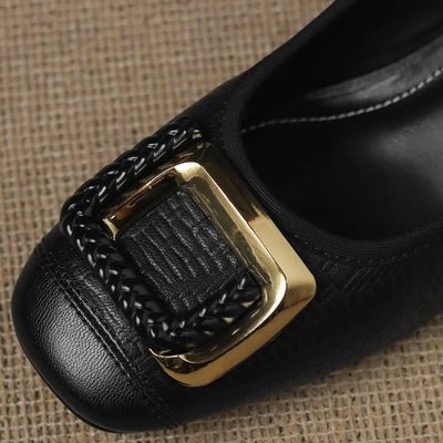 Odette | Classic Buckle Heels