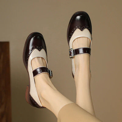 Eleanor | Vintage Contrast Mary Janes