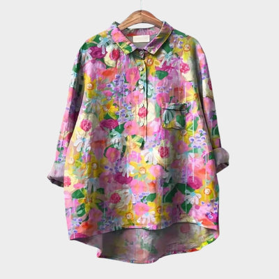 Sabrina | Floral Art Blouse