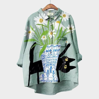 Veronica | Creative Print Blouse