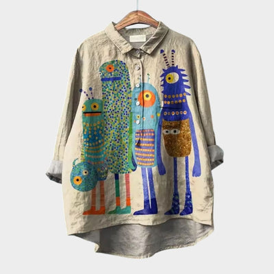 Veronica | Creative Print Blouse