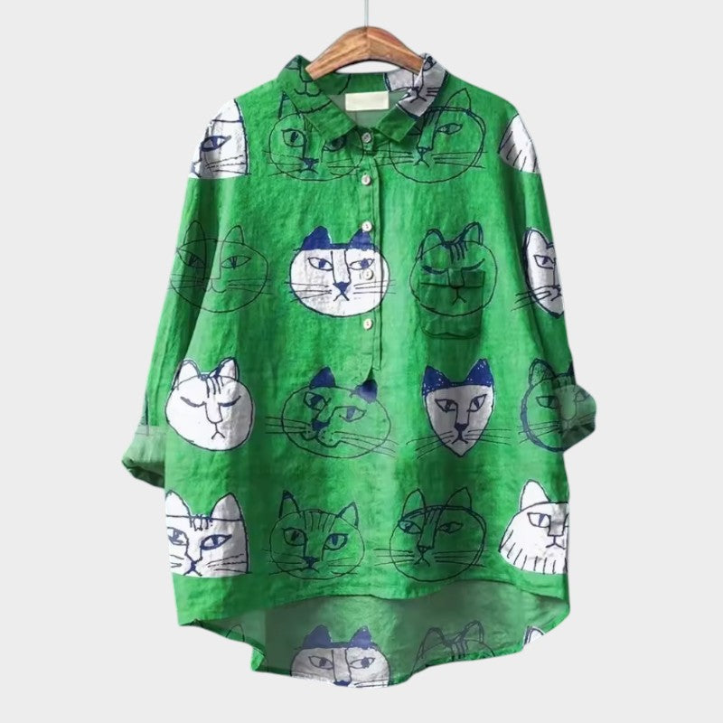 Veronica | Creative Print Blouse