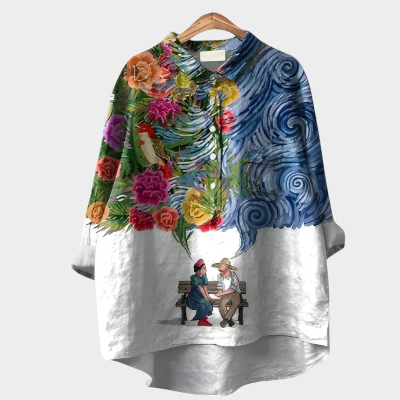 Pearl | Artistic Pattern Blouse