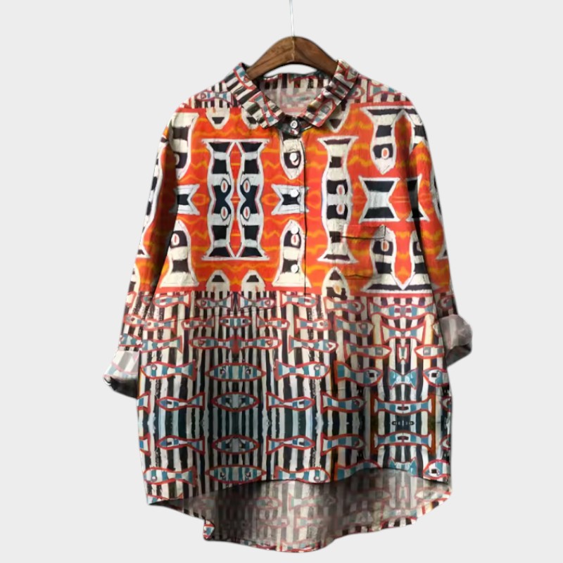 Taylor | Artistic Print Blouse