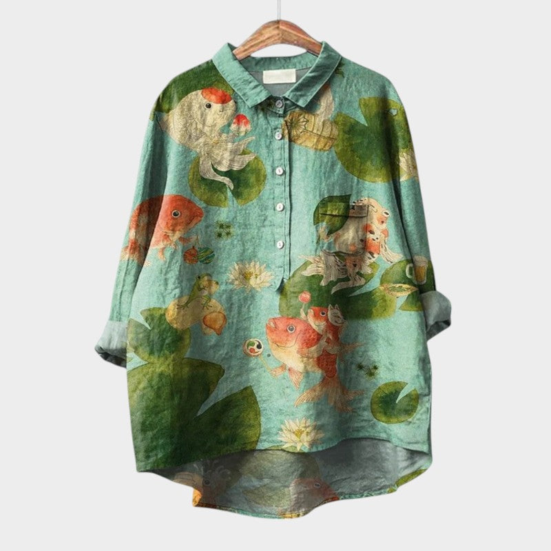 Taylor | Artistic Print Blouse