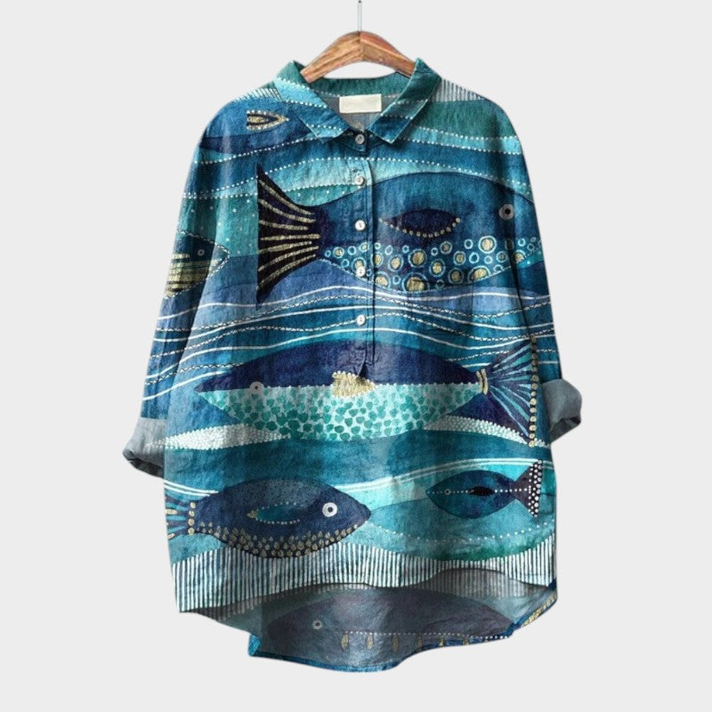 Taylor | Artistic Print Blouse