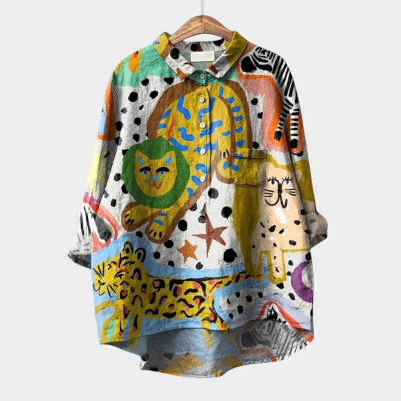 Taylor | Artistic Print Blouse