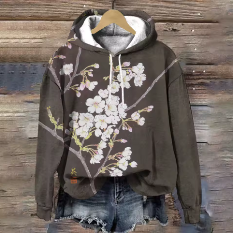 Emi | Golden Bloom Hoodie