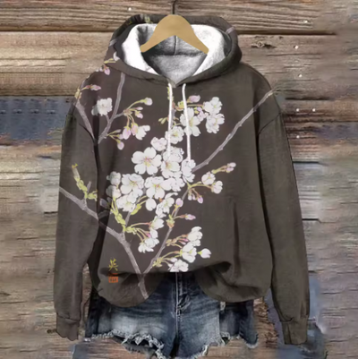 Emi | Golden Bloom Hoodie