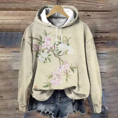 Emi | Golden Bloom Hoodie