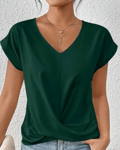 Lizette | Classic V-Neck Blouse