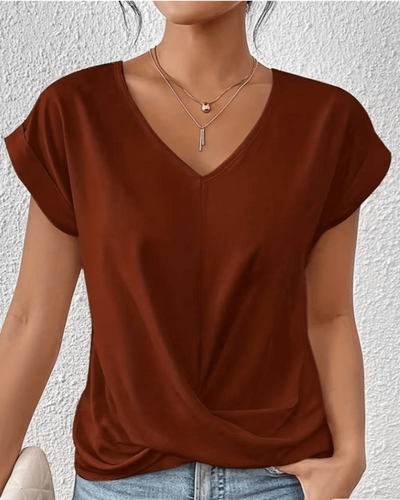 Lizette | Classic V-Neck Blouse