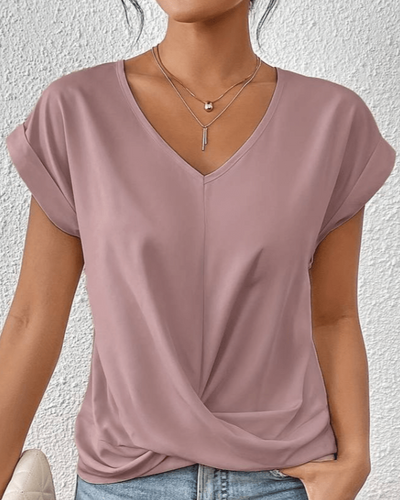 Lizette | Classic V-Neck Blouse