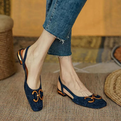 Isolde | Heritage Slingback Flats