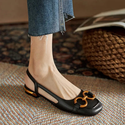 Isolde | Heritage Slingback Flats