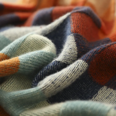 Phoebe | Colorblock Check Sweater