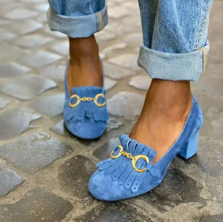 Fiona | Retro Charm Heels