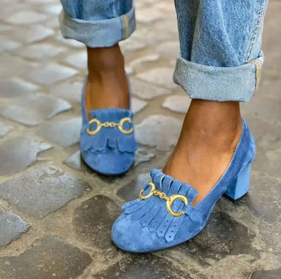 Fiona | Retro Charm Heels